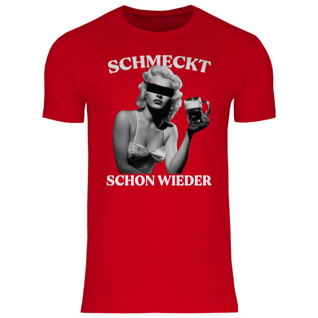 Schmeckt schon wieder - Herren Shirt Red