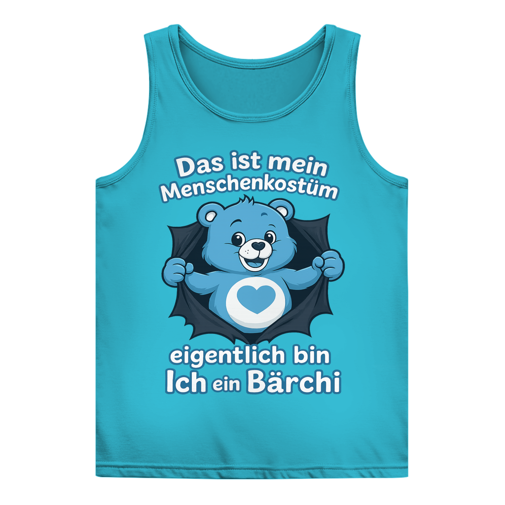 Damen Basic Tank Top Menschenkostüm eigentlich bin ich ein Bärchi