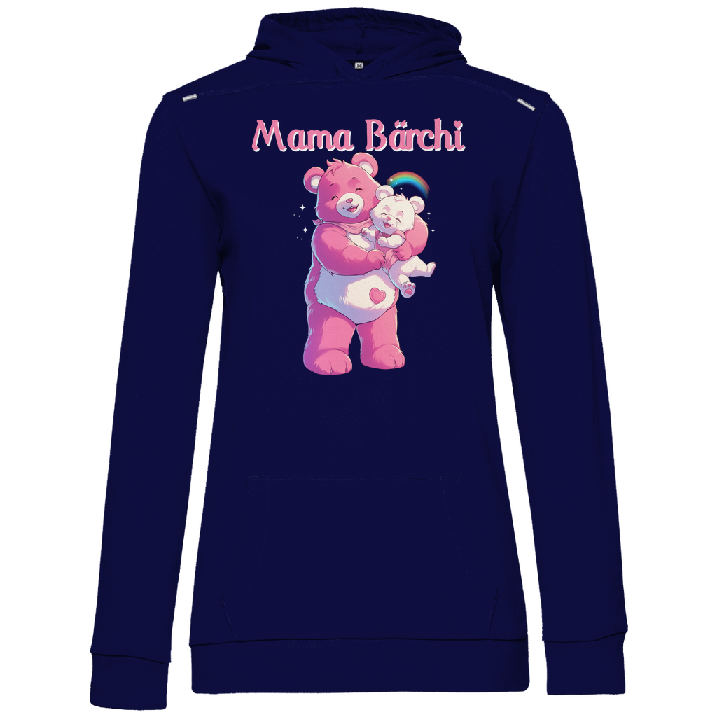 Mama Bärchi - Glücksbärchi - Damen Hoodie Navy Blue
