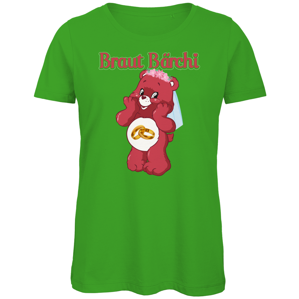 Braut Bärchi - Glücksbärchi - Damen Premium Bio T-Shirt Real Green