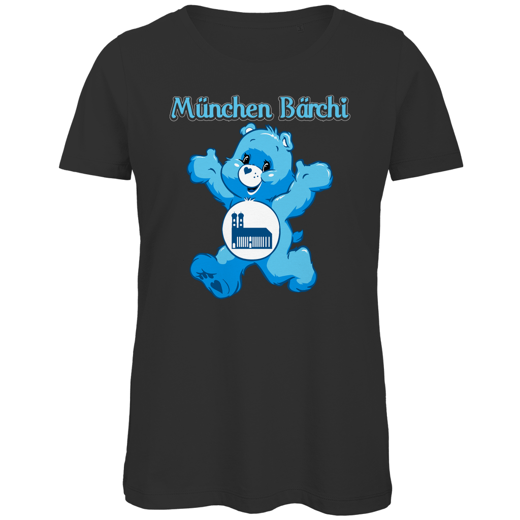 München Bärchi - Glücksbärchi - Damen Premium Bio T-Shirt Black
