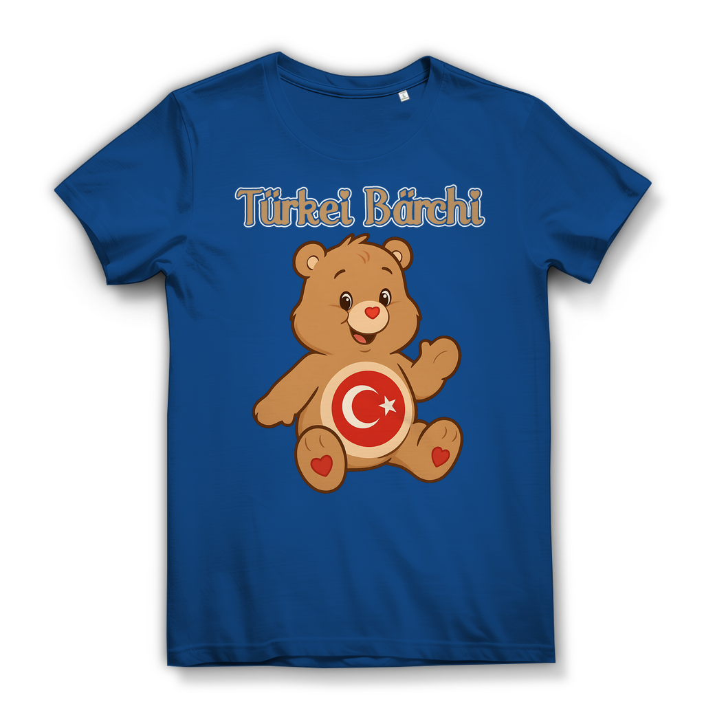 Türkei Bärchi - Glücksbärchi - Damen Premium Bio T-Shirt Royal Blue