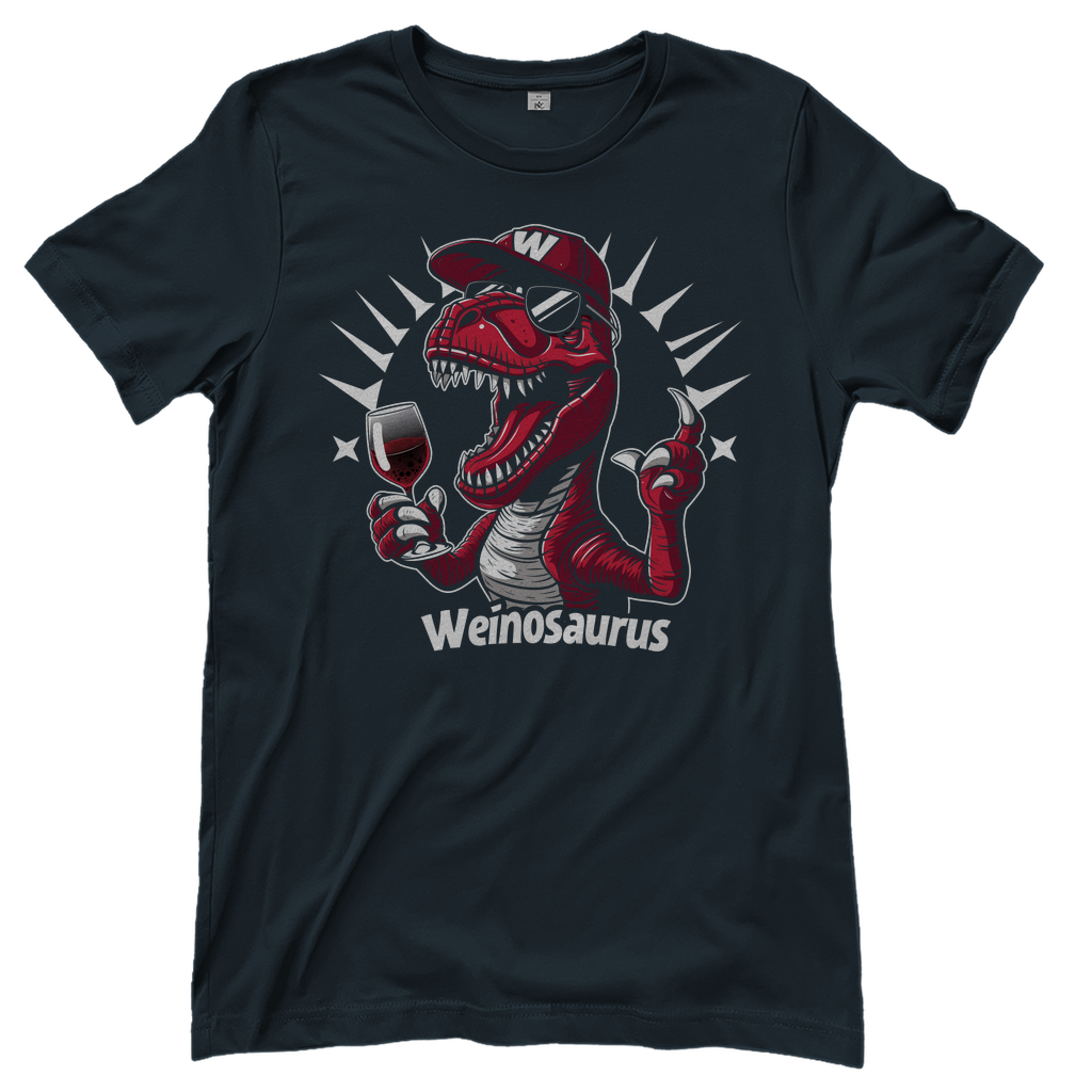 Weinosaurus - Damenshirt Dark Grey Solid