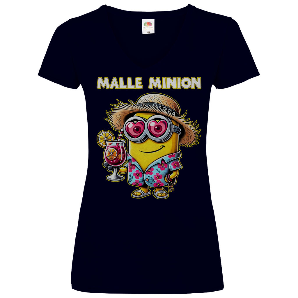 Malle Minion - V-Neck Damenshirt