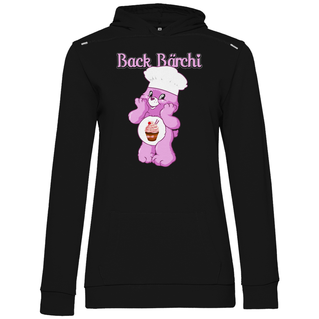 Back Bärchi - Glücksbärchi - Damen Hoodie Black