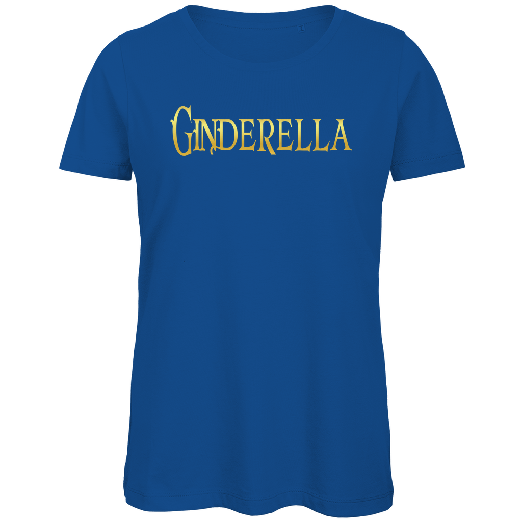 Ginderella - Prinzessin Gold - Damen Premium Bio T-Shirt Royal Blue