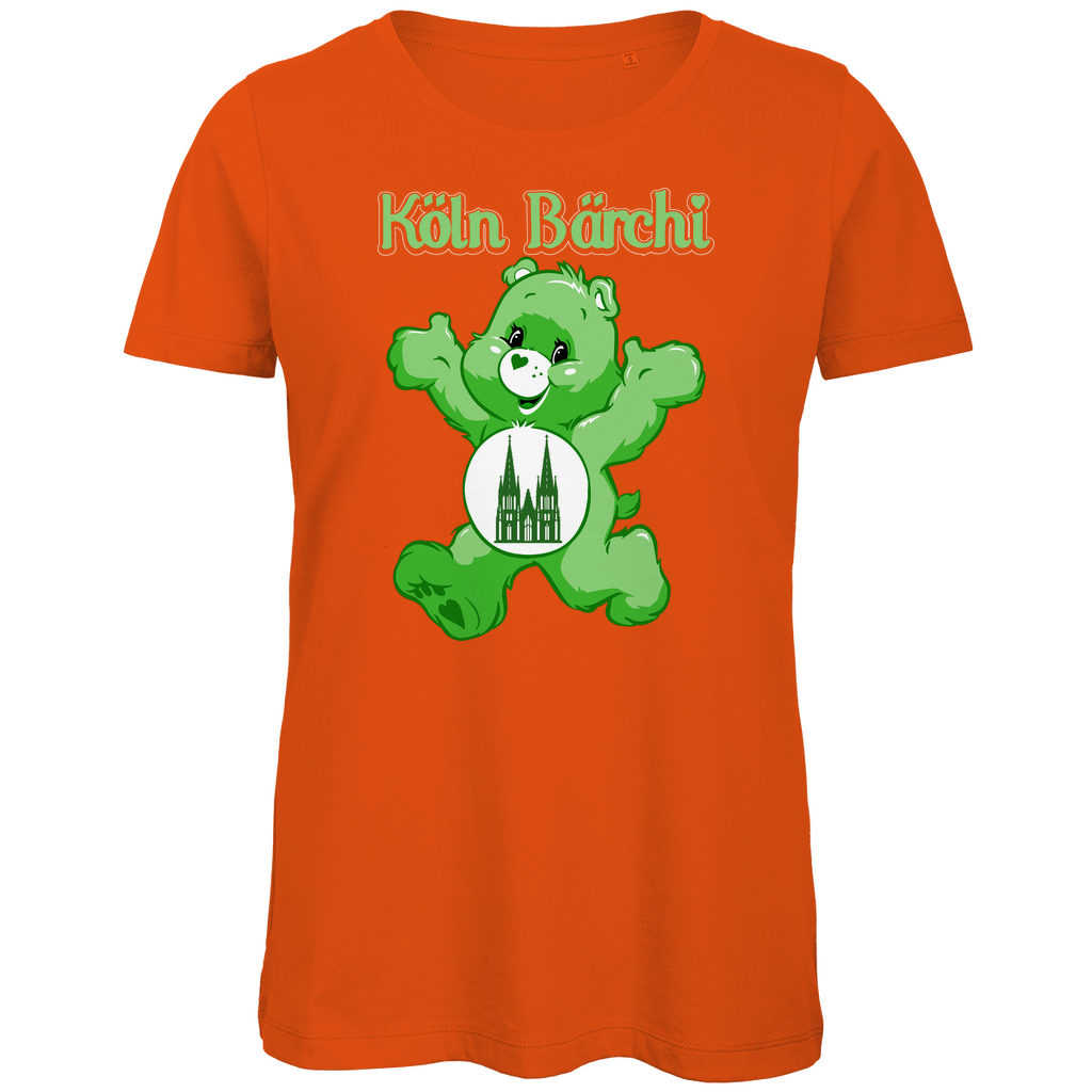 Köln Bärchi - Glücksbärchi - Damen Premium Bio T-Shirt Orange