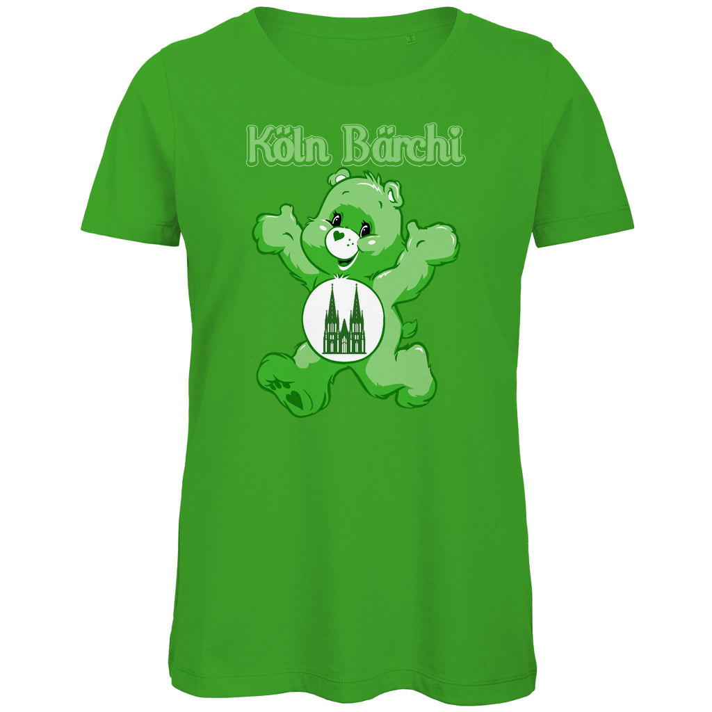Köln Bärchi - Glücksbärchi - Damen Premium Bio T-Shirt Real Green