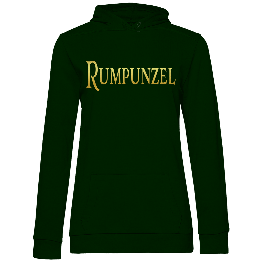 Rumpunzel - Prinzessin Gold - Damen Hoodie Forest Green