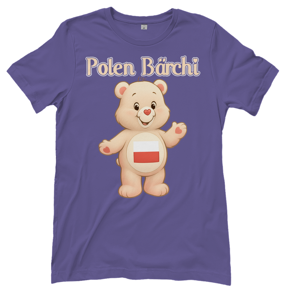 Polen Bärchi - Glücksbärchi - Damen T-Shirt Millennial Lilac