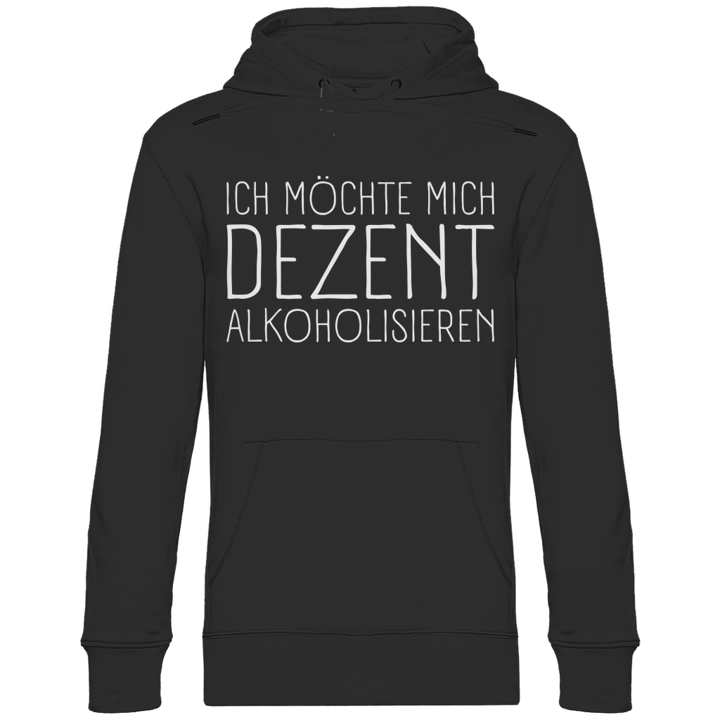 Ich möchte mich dezent alkoholisieren - Unisex Hoodie Black