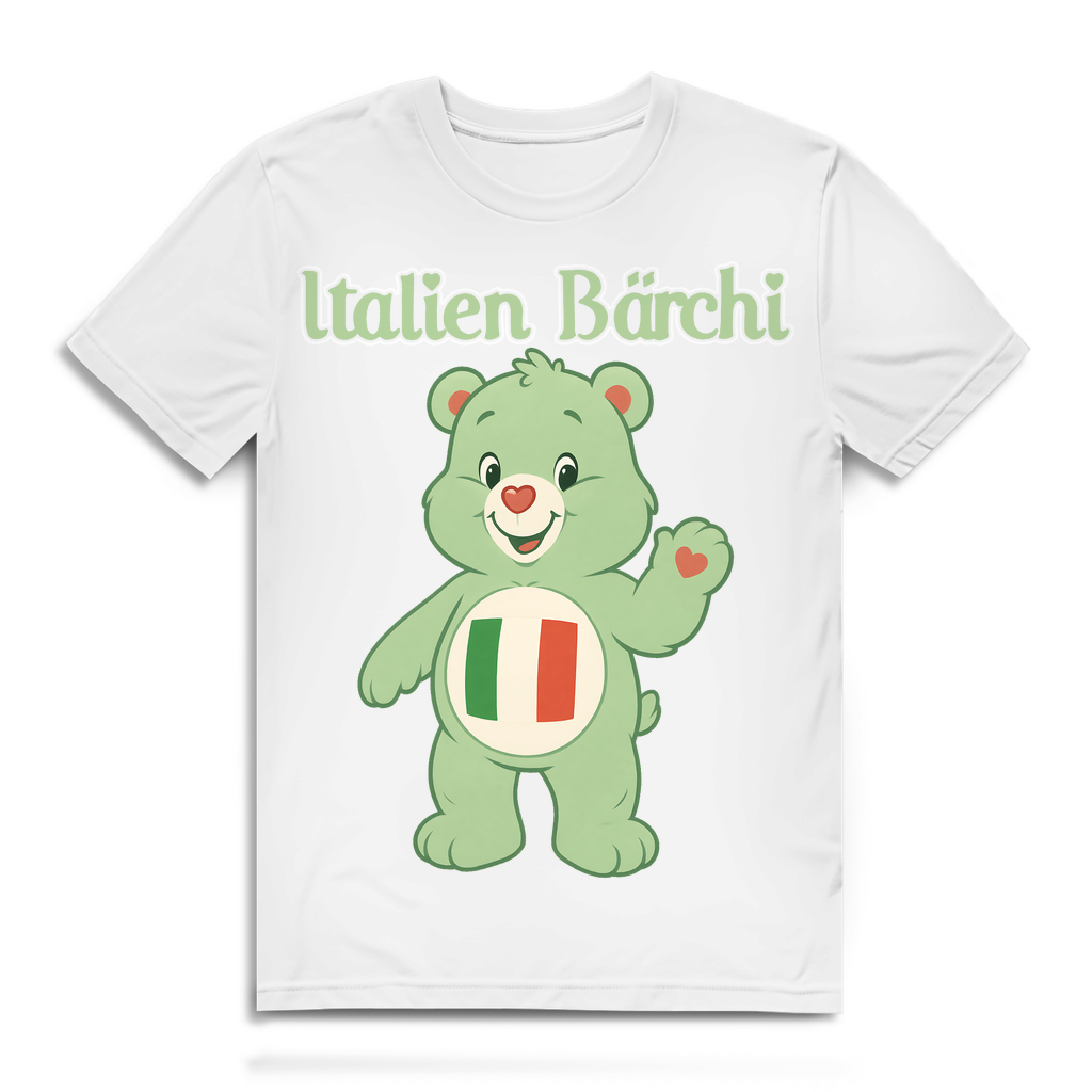 Italien Bärchi - Glücksbärchi - Herren Premium Bio T-Shirt White