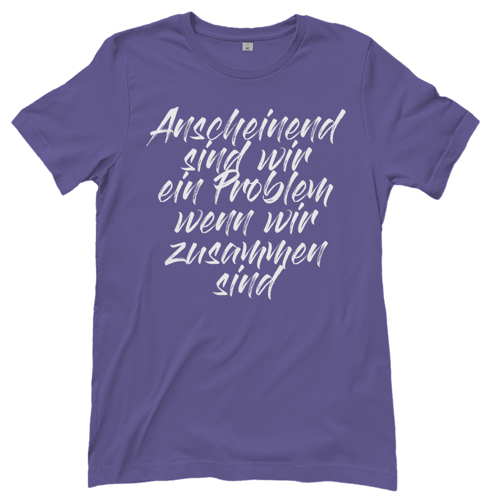 Ich bin die Laute Gruppendesigns - Zusammen sind - Damenshirt Millennial Lilac