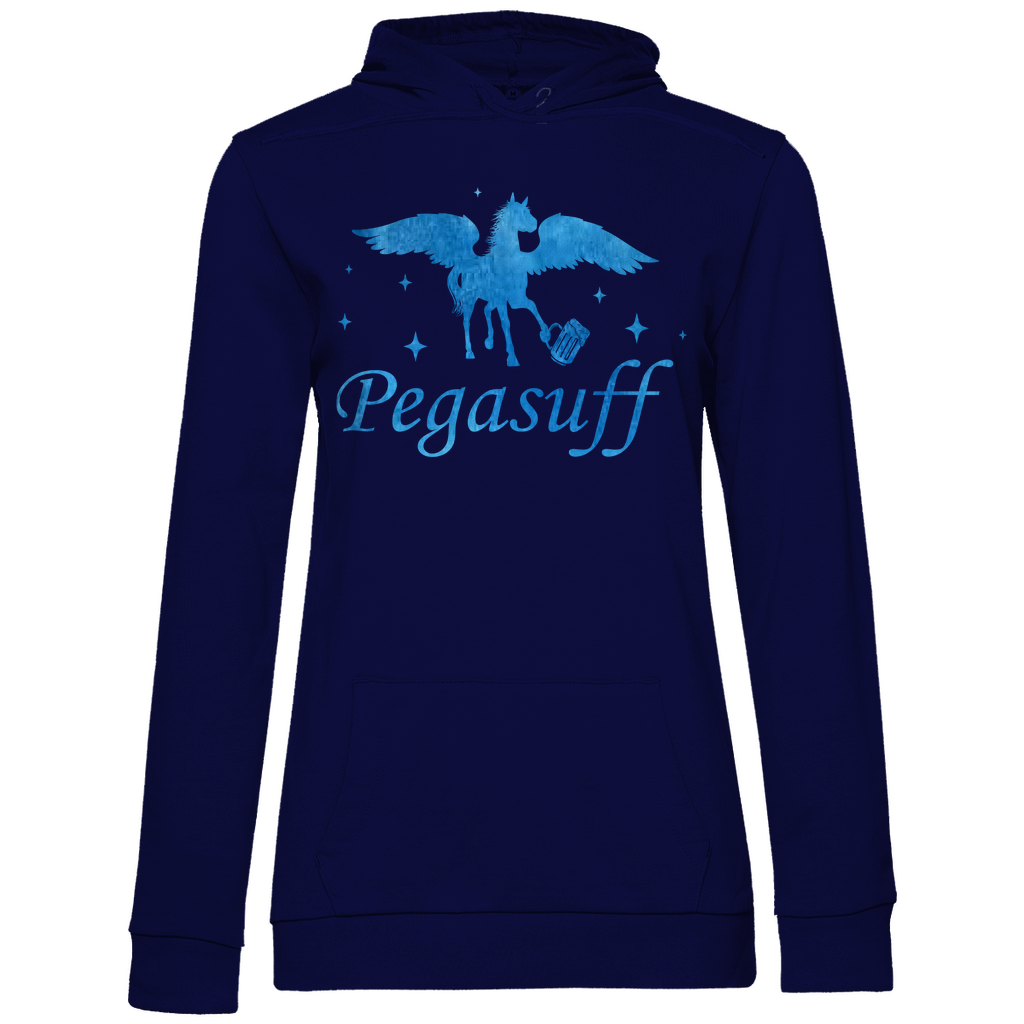 Pegasuff - Prinzessin Aquarell - Damen Hoodie Navy Blue