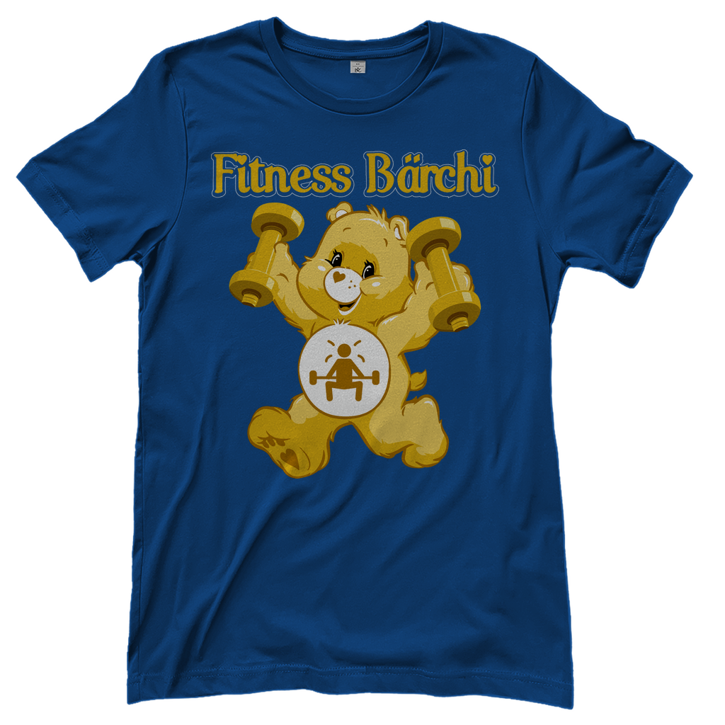 Fitness Bärchi - Glücksbärchi - Damenshirt Royal Blue
