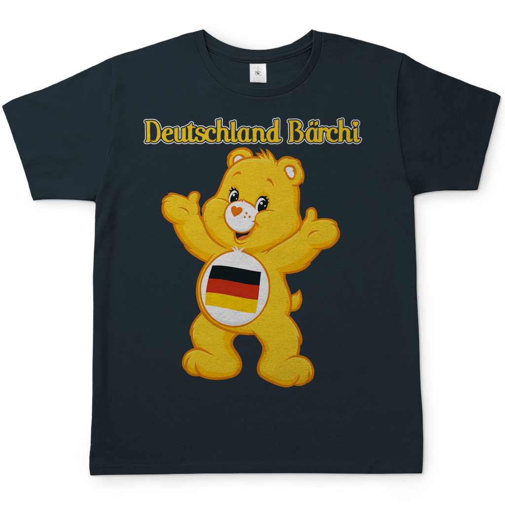 Deutschland Bärchi - Glücksbärchi - Herren T-Shirt Dark Grey Solid