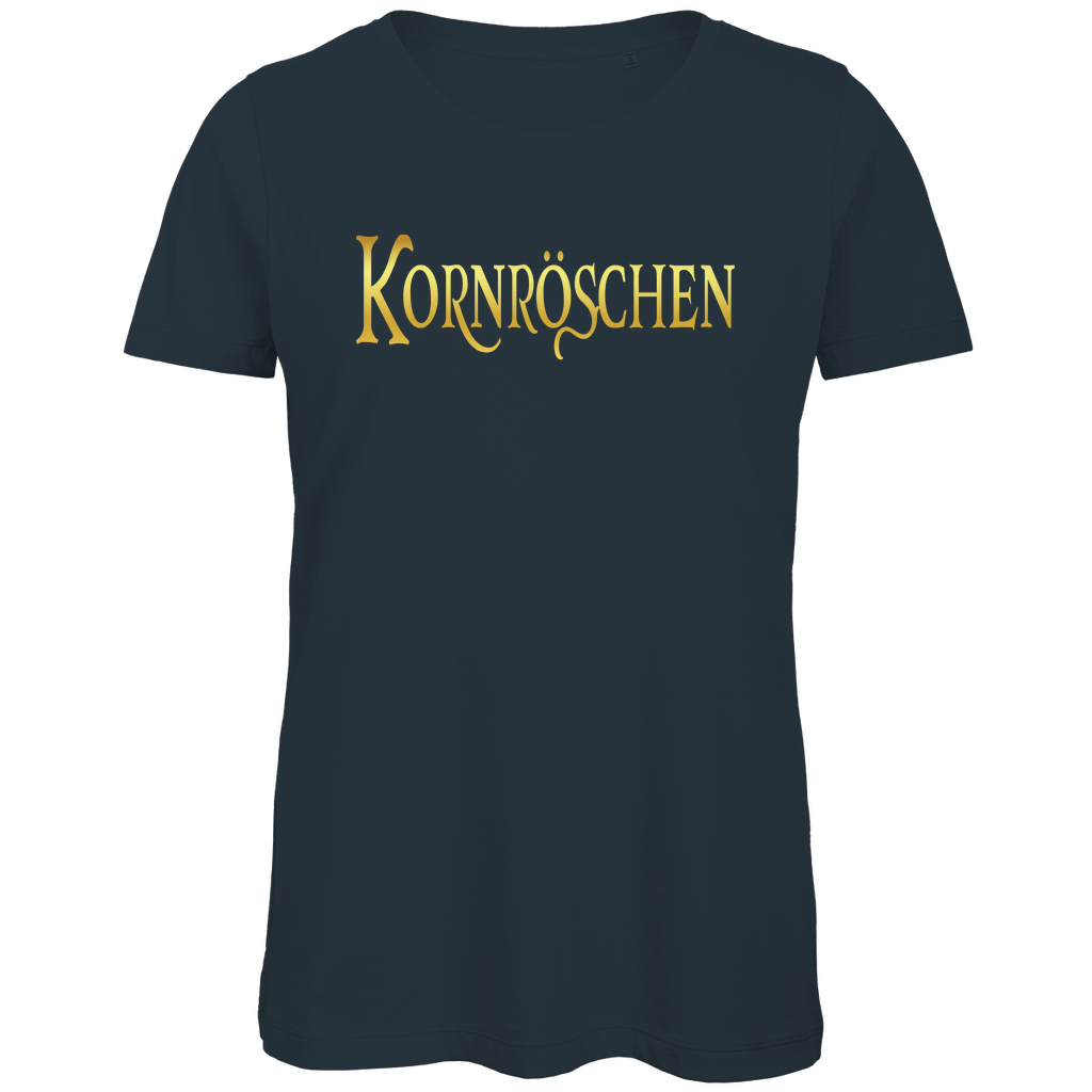 Kornröschen - Prinzessin Gold - Damen Premium Bio T-Shirt Dark Grey