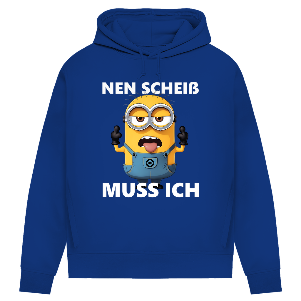 Damen Premium Bio Hoodie Nen Scheiß Muss Ich Minion