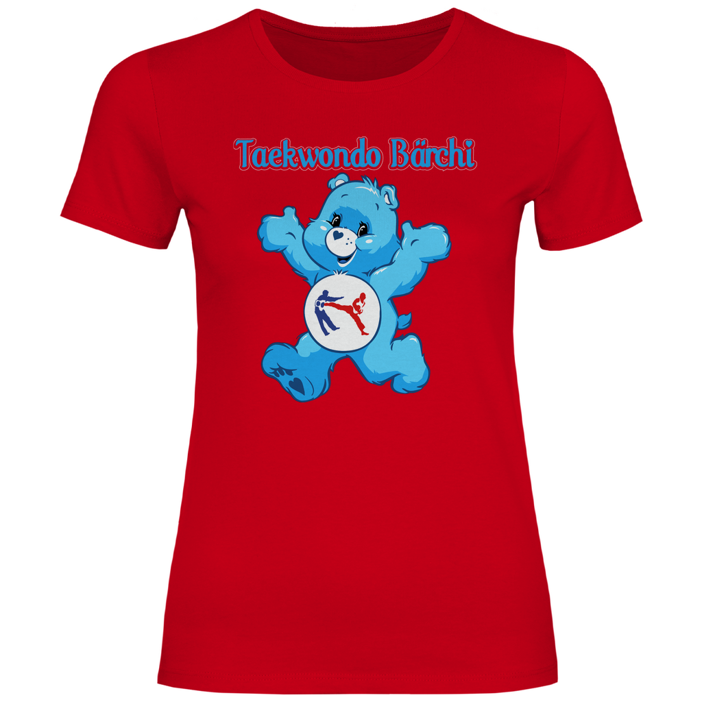 Taekwondo Bärchi - Glücksbärchi - Damenshirt Red