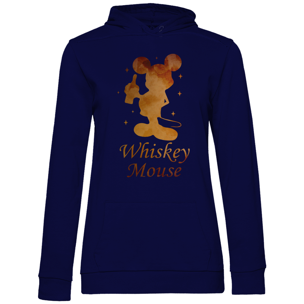 Whiskey Mouse - Prinzessin Aquarell - Damen Hoodie Navy Blue