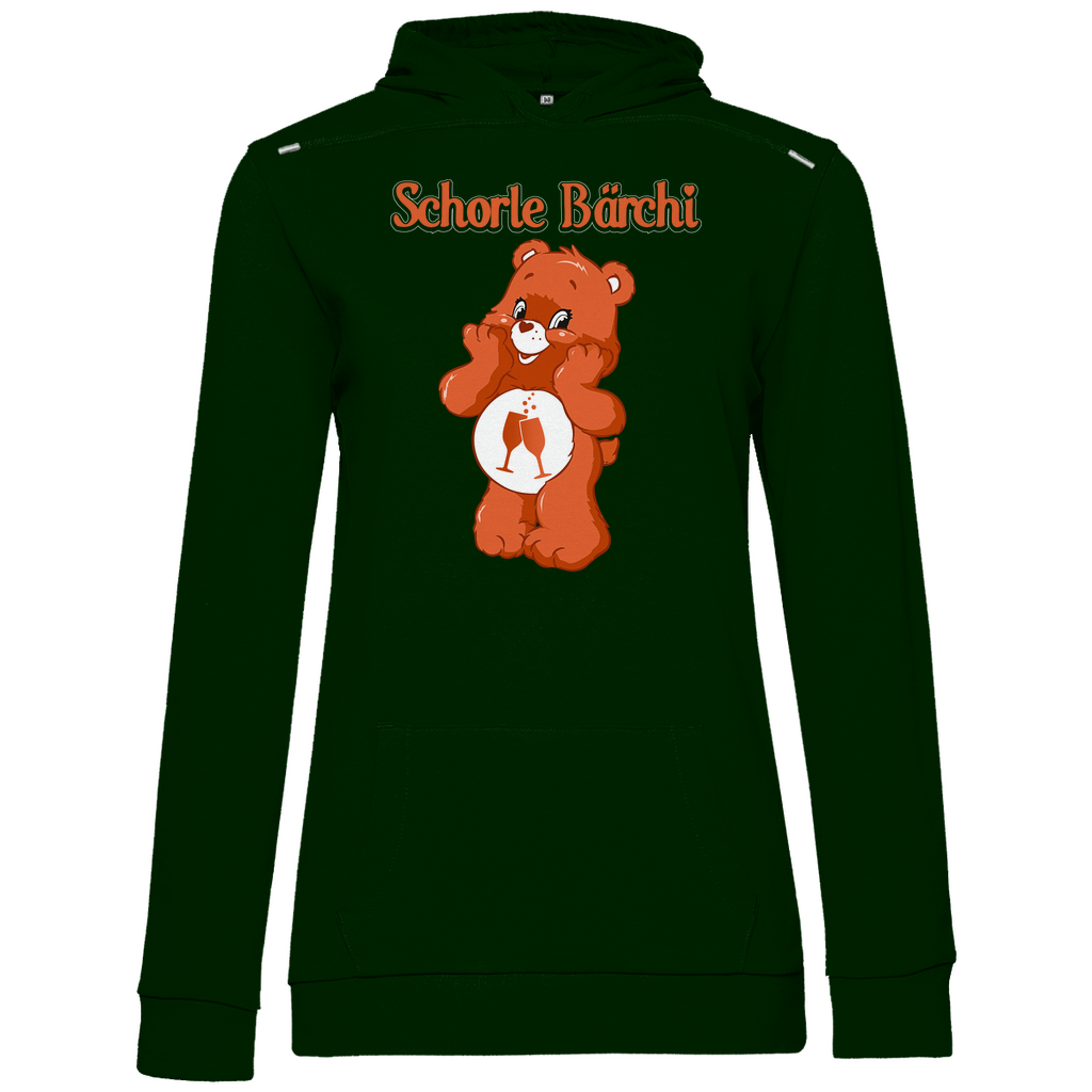 Schorle Bärchi - Glücksbärchi - Damen Hoodie Forest Green