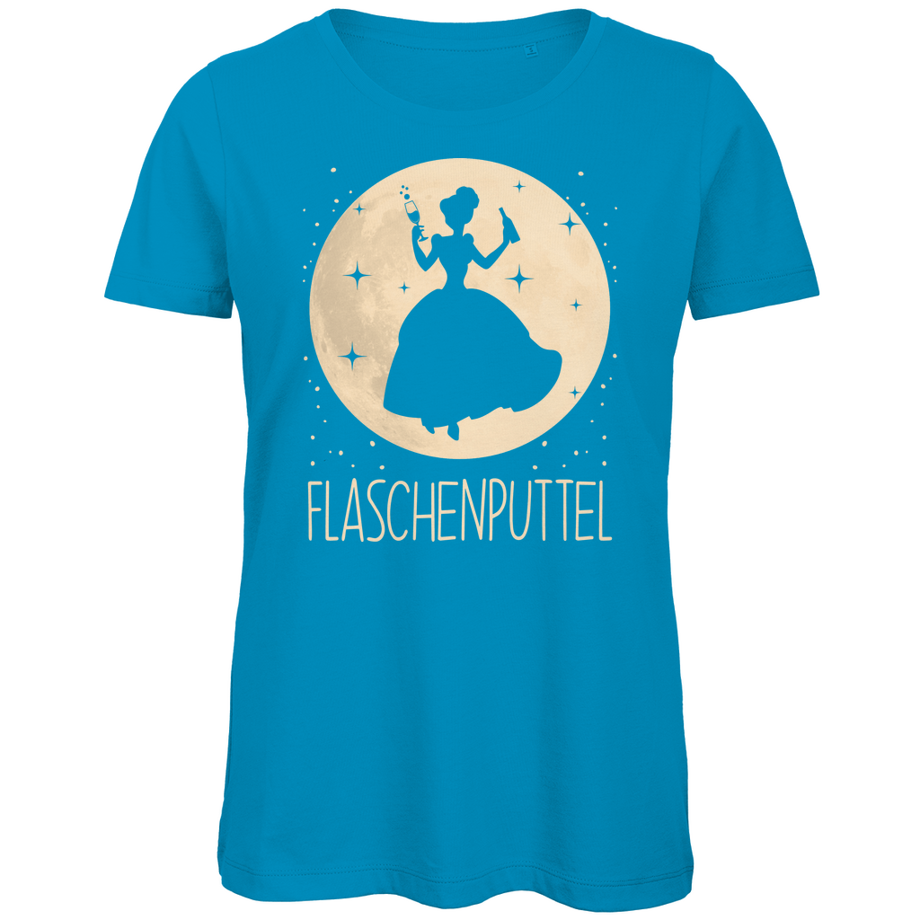 Mond Prinzessin - Flaschenputtel - Damen Premium Bio T-Shirt Atoll