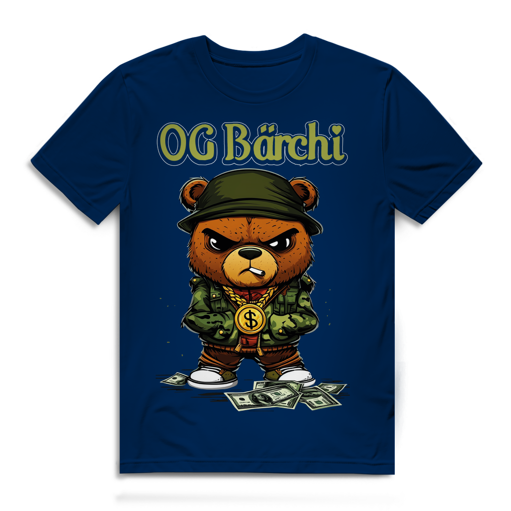 OG Bärchi - Glücksbärchi - Herren Premium Bio T-Shirt Navy
