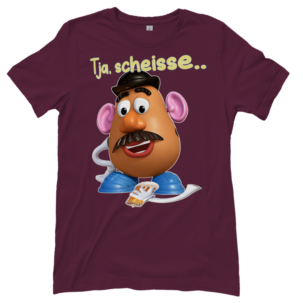 Tja, scheisse - Charlie Naseweis Toy Story - Damenshirt Burgundy
