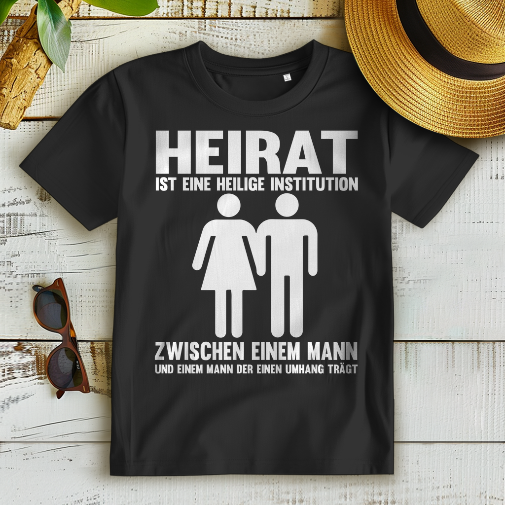 Heirat Institution LGBTQ Shirt Damen Superheld Pride Spruch Regenbogen Equality