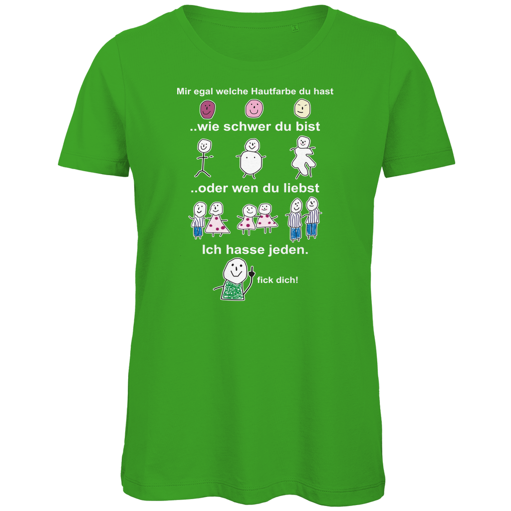 Mir egal welche Hautfarbe du hast - Damen Premium Bio T-Shirt Real Green