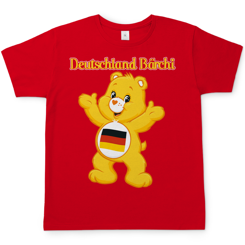 Deutschland Bärchi - Glücksbärchi - Herren T-Shirt Red