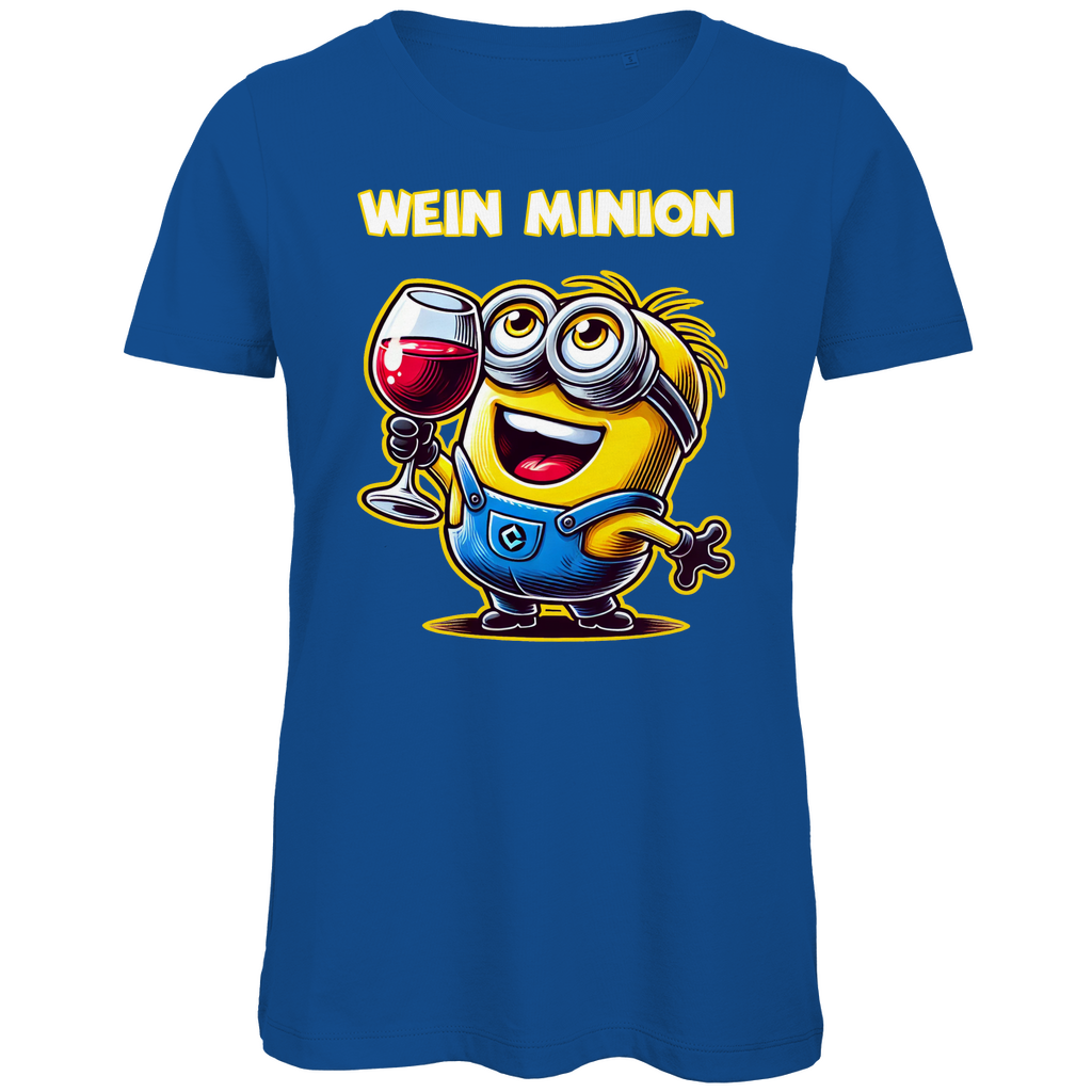 Wein Minion - Damen Premium Bio T-Shirt