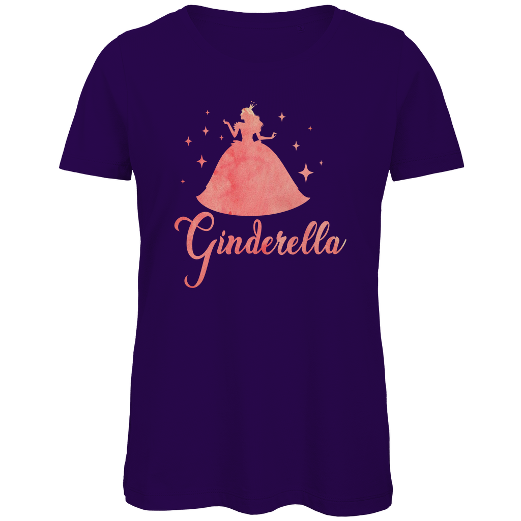 Ginderella - Prinzessin Aquarell - Damen Premium Bio T-Shirt Urban Purple