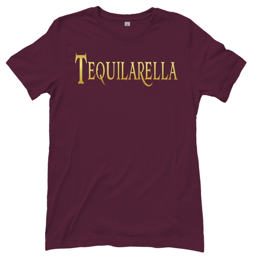 Tequilarella - Prinzessin Gold - Damenshirt Burgundy