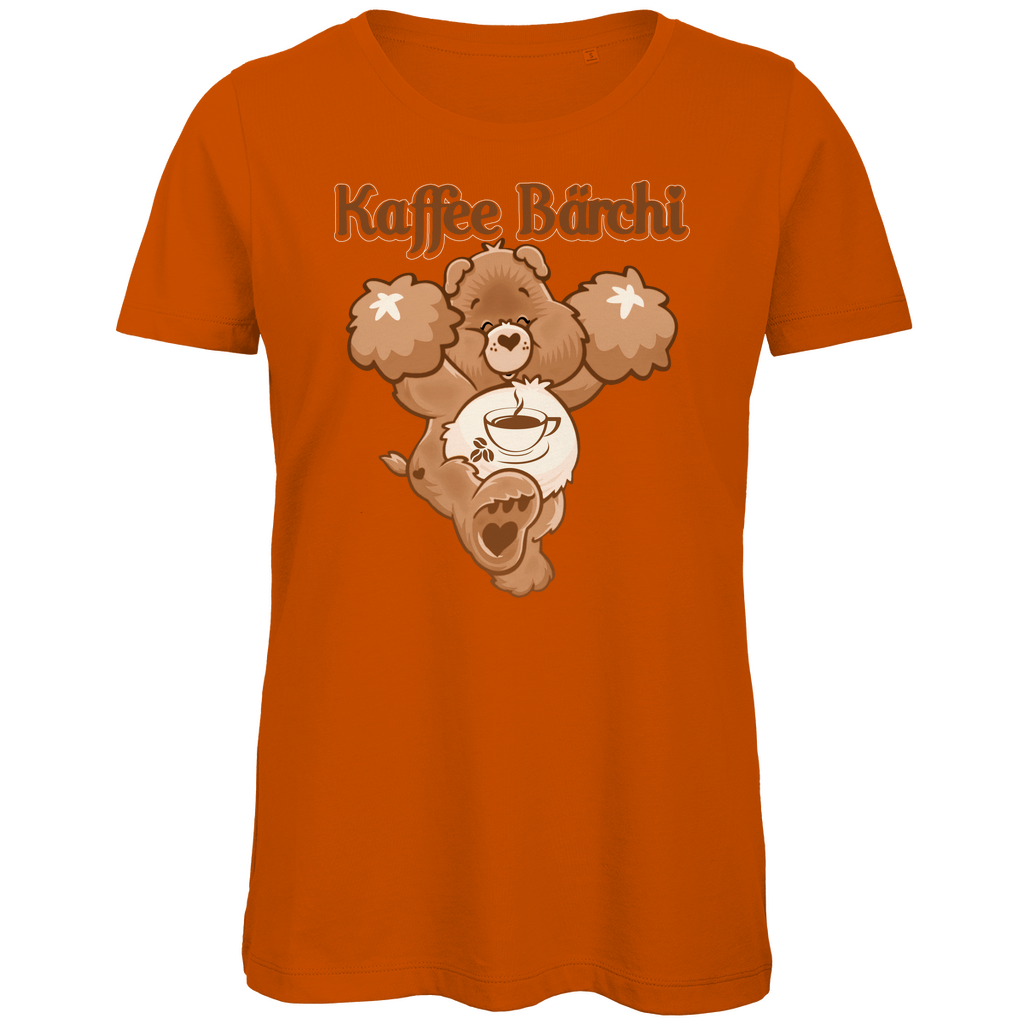 Kaffee Bärchi - Glücksbärchi - Damen Premium Bio T-Shirt Urban Orange