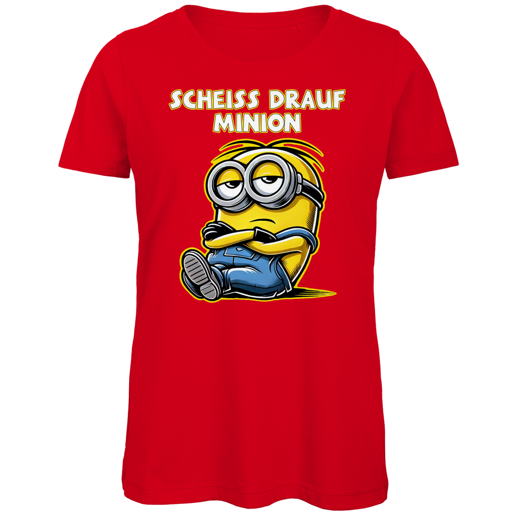 Scheiss drauf Minion - Damen Premium Bio T-Shirt