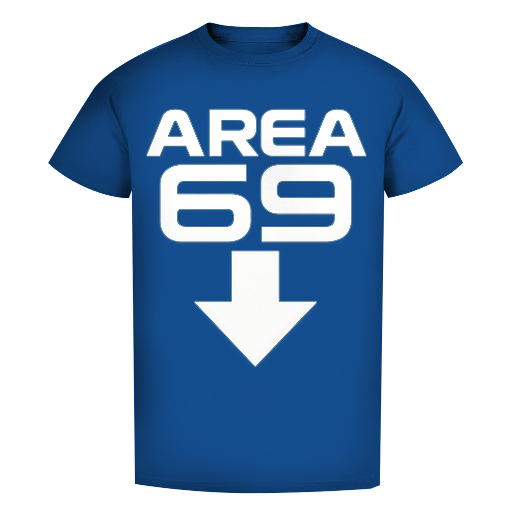 Herren Premium Bio T-Shirt Area 69 Royal Blue
