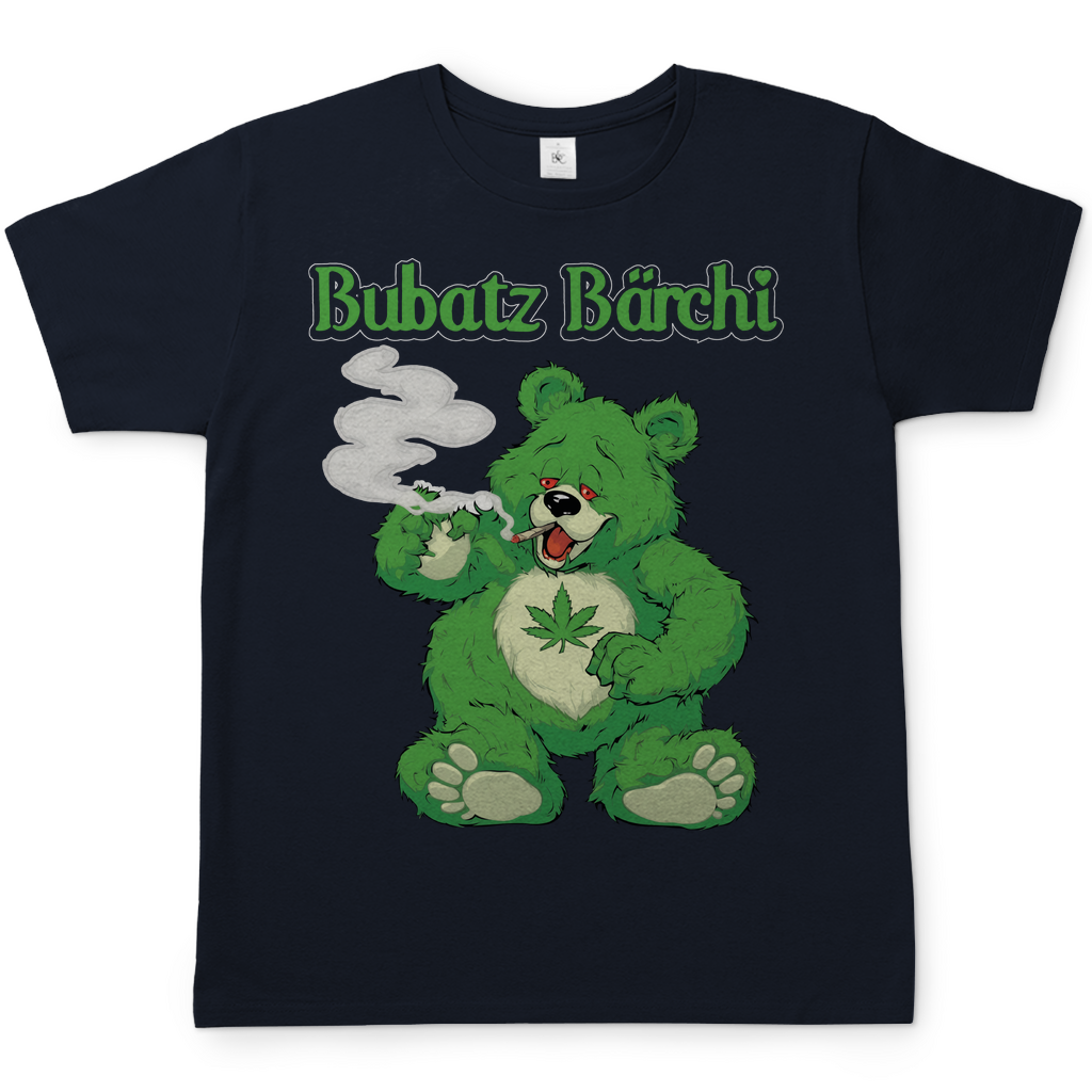 Bubatz Bärchi - Glücksbärchi - Herren Shirt Navy