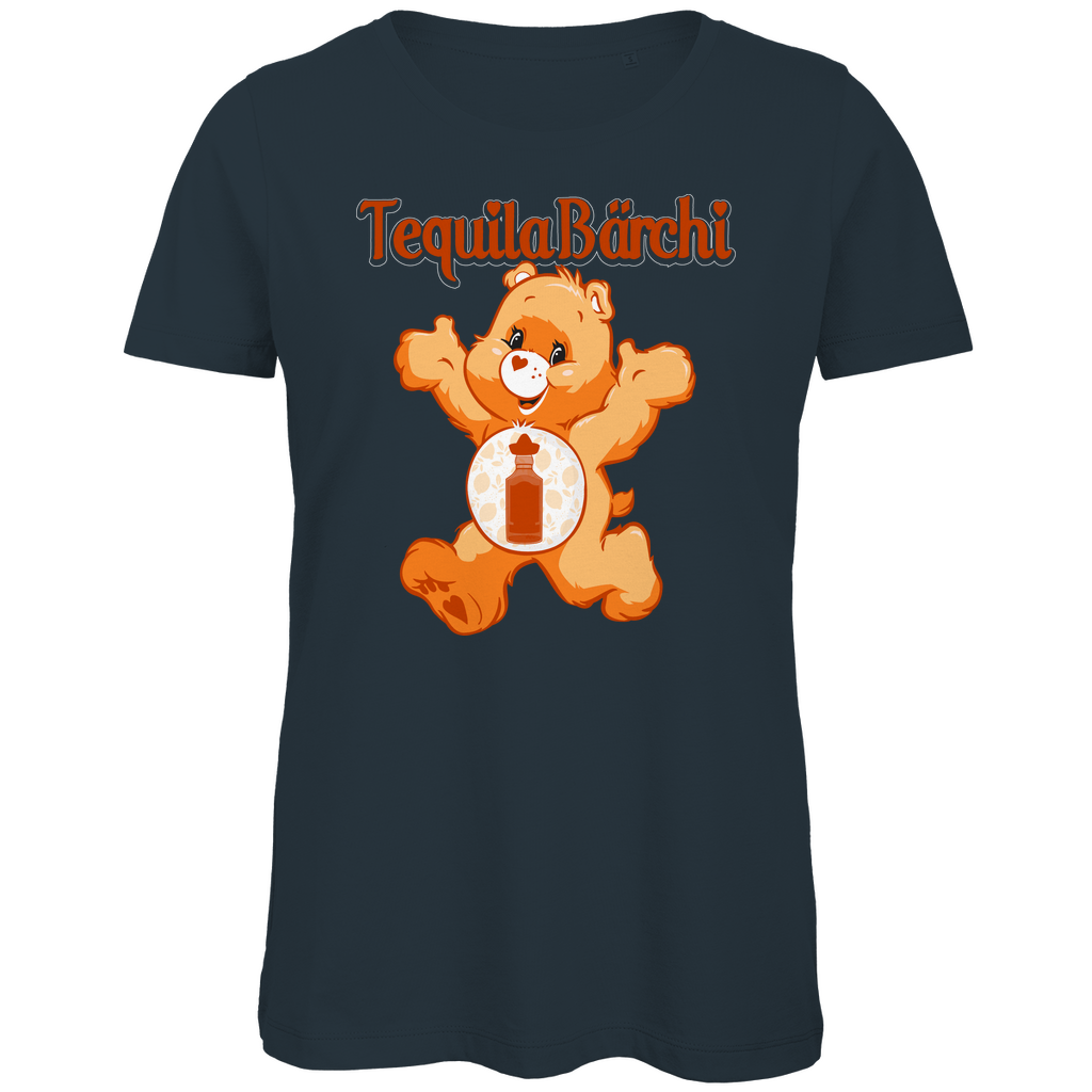 Tequila Bärchi - Glücksbärchi - Damen Premium Bio T-Shirt Dark Grey