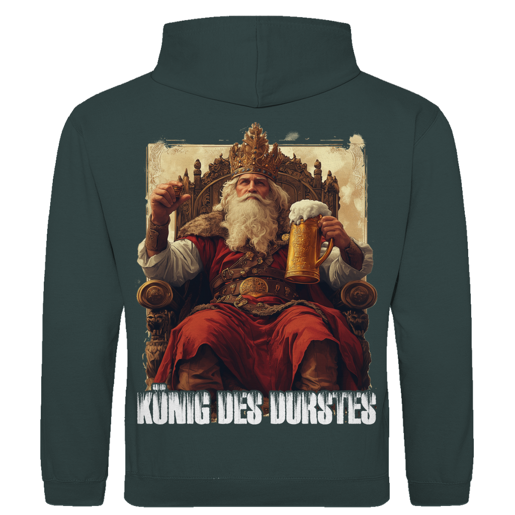 König des Durstes - Herren Hoodie Charcoal (Heather)