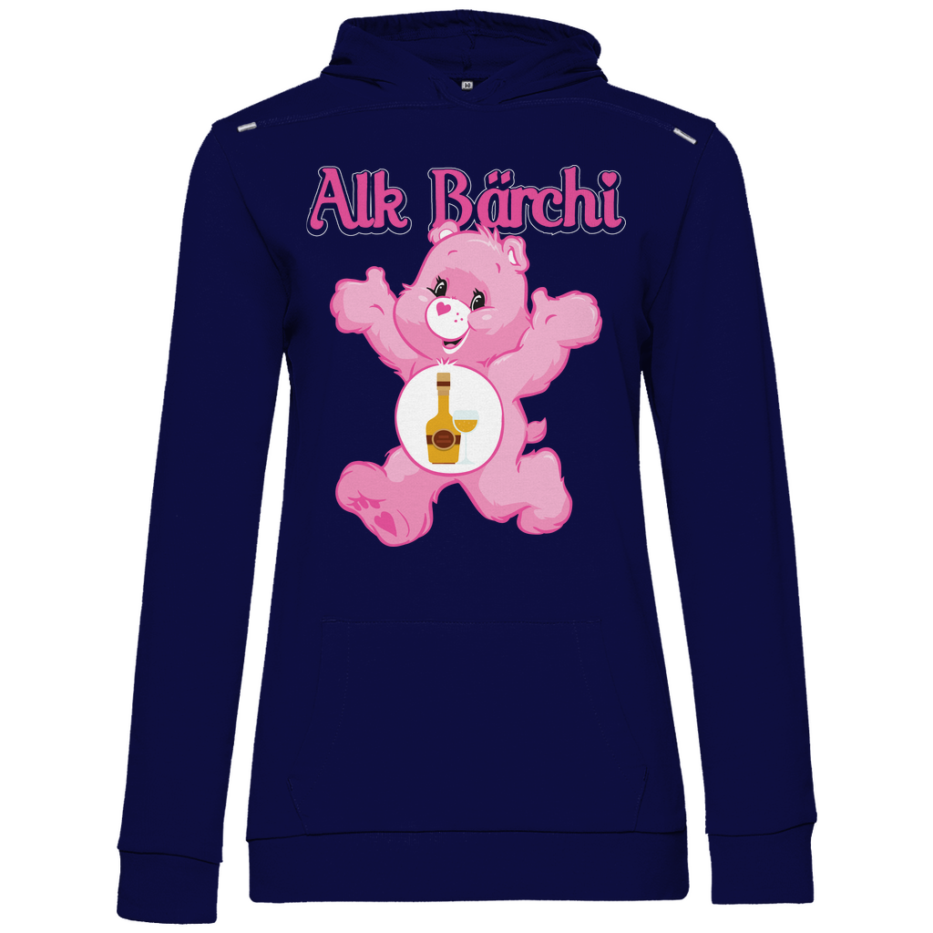 Alk Bärchi - Glücksbärchi - Damen Hoodie Navy Blue
