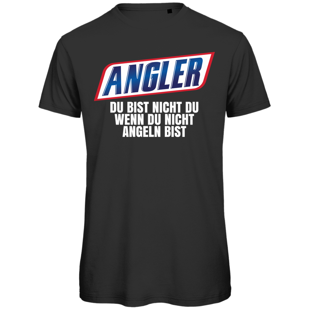 Angler du bist nicht du wenn du nicht Angeln bist – Humorvolles Angler T-Shirt – Herren Bio T-Shirt Black