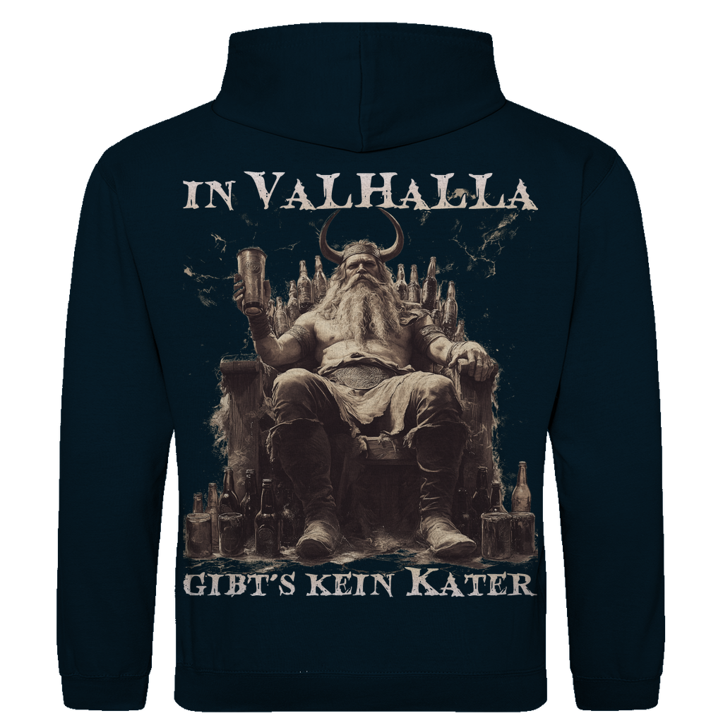 In Valhalla gibt´s kein Kater - Herren Hoodie New French Navy