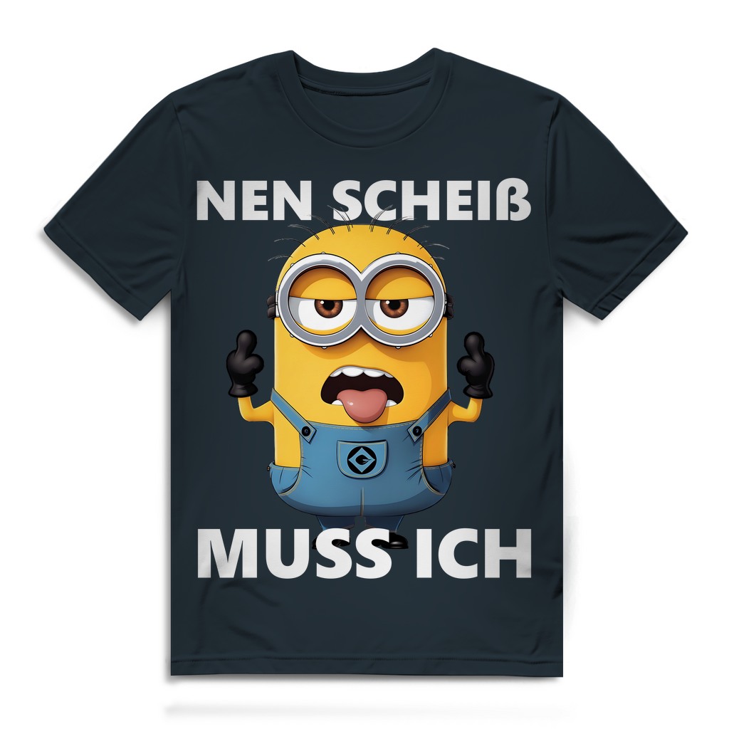 Herren Premium Bio T-Shirt Nen Scheiß Muss Ich Minion