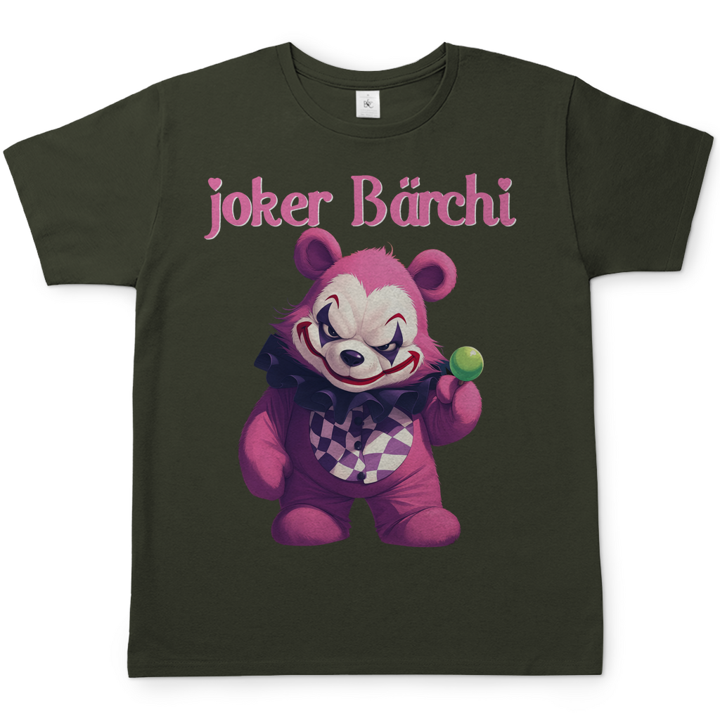 Joker Bärchi - Glücksbärchi - Herren Shirt Urban Khaki