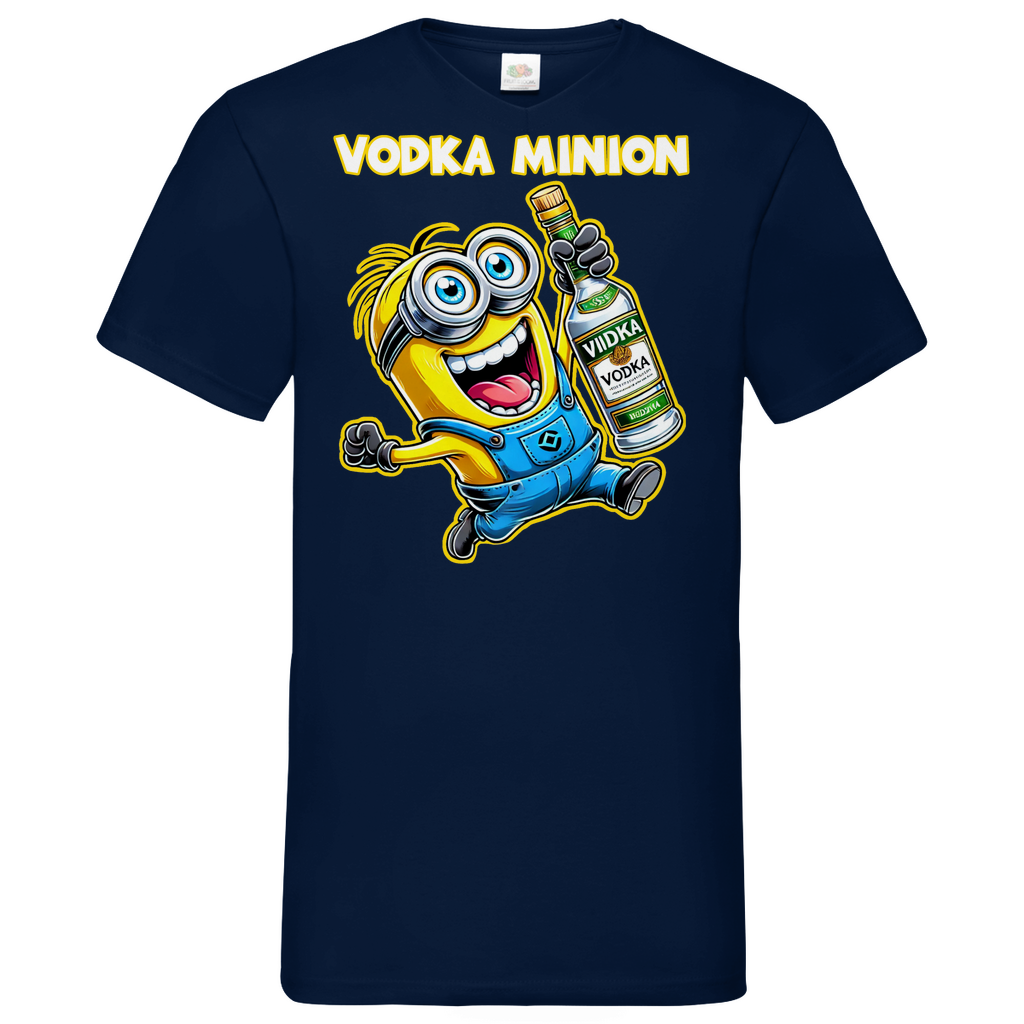 Vodka Minion - Herren V-Neck Shirt