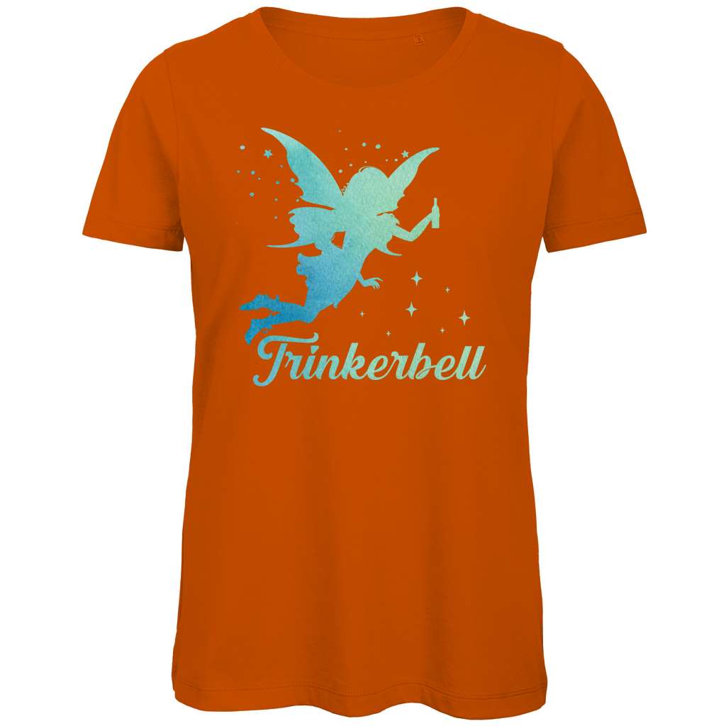 Trinkerbell - Prinzessin Aquarell - Damen Premium Bio T-Shirt Urban Orange