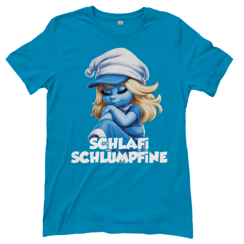Schlafi Schlumpfine Grafik - Damenshirt