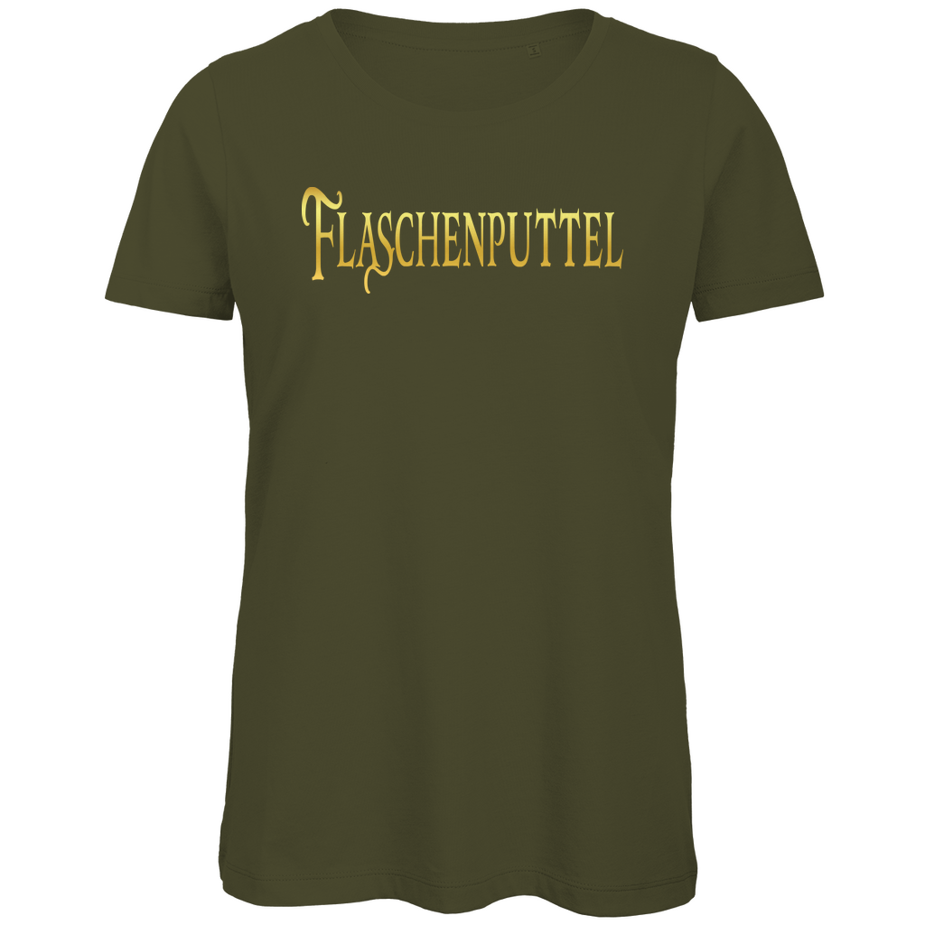 Flaschenputtel - Prinzessin Gold - Damen Premium Bio T-Shirt Khaki
