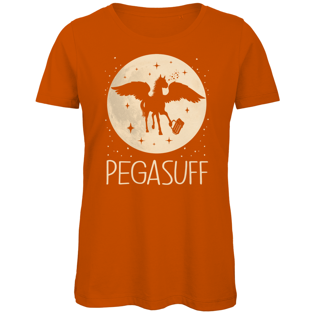 Mond Prinzessin - Pegasuff - Damen Premium Bio T-Shirt Urban Orange